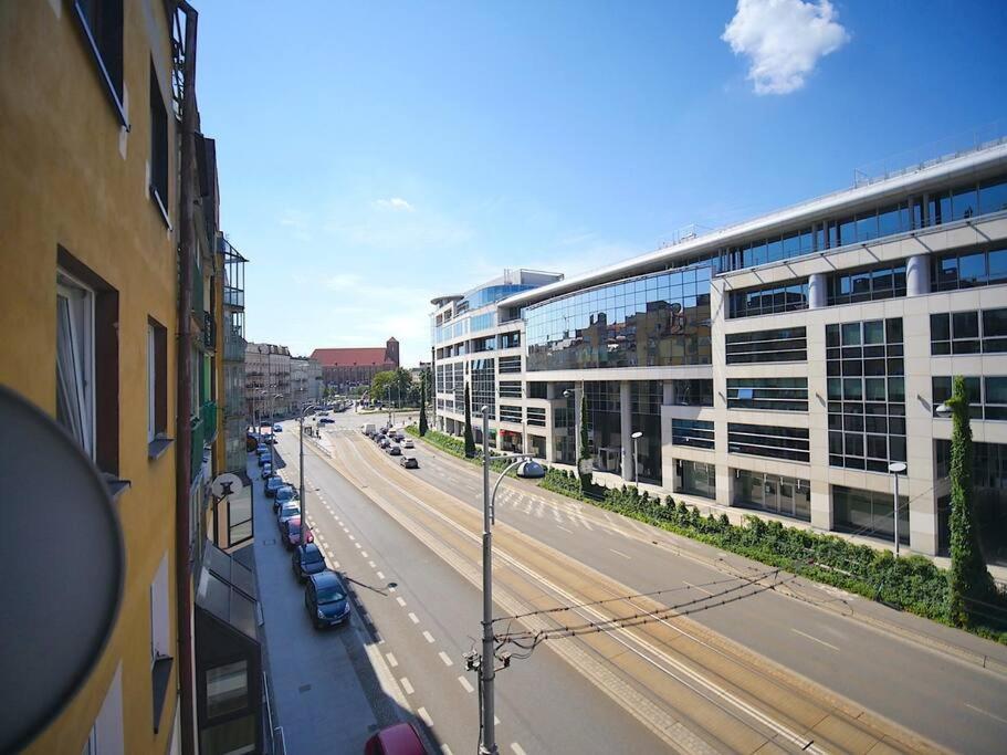 Stylowy Apartament Blue Self Check In 24H Wroclaw Dış mekan fotoğraf