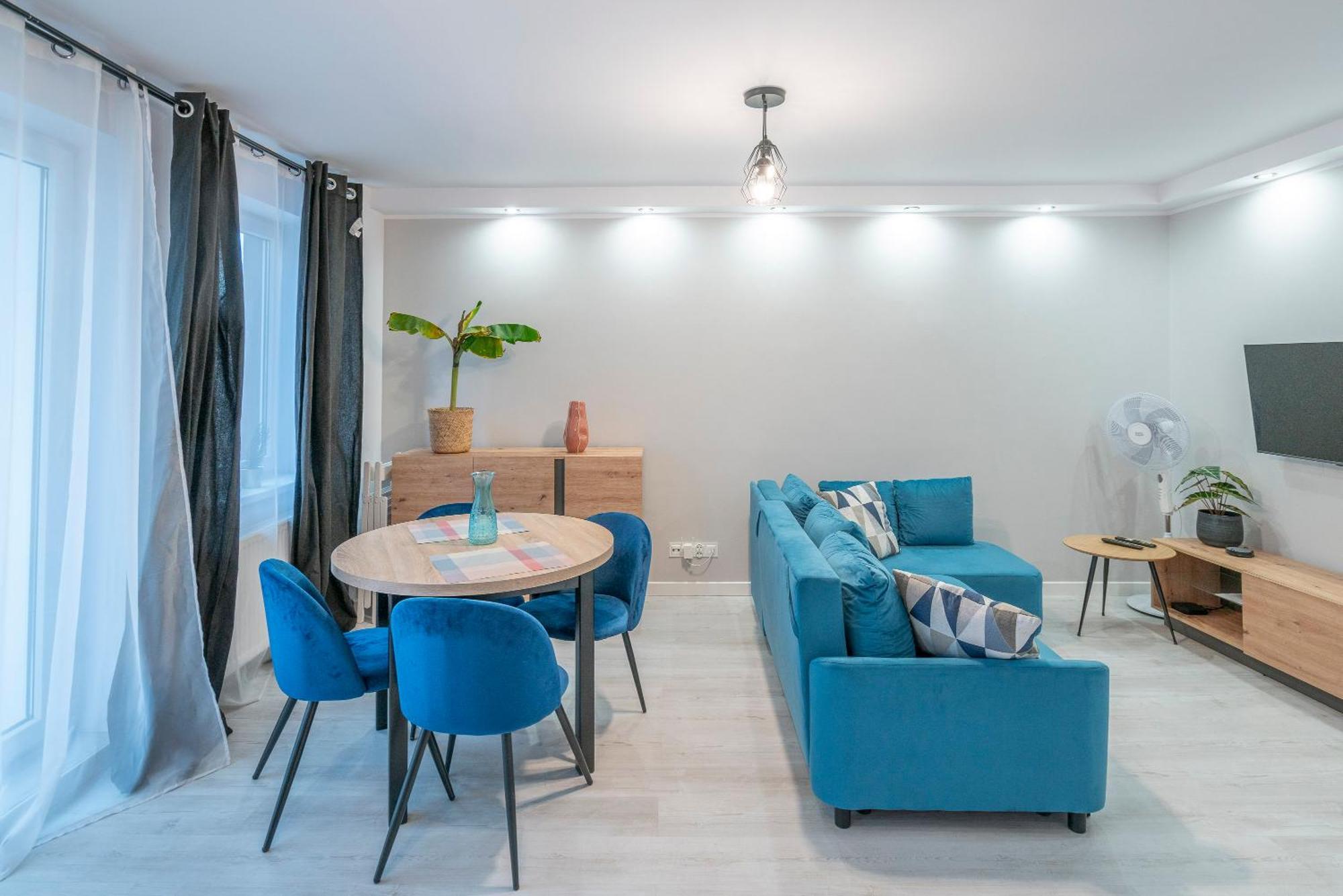 Stylowy Apartament Blue Self Check In 24H Wroclaw Dış mekan fotoğraf